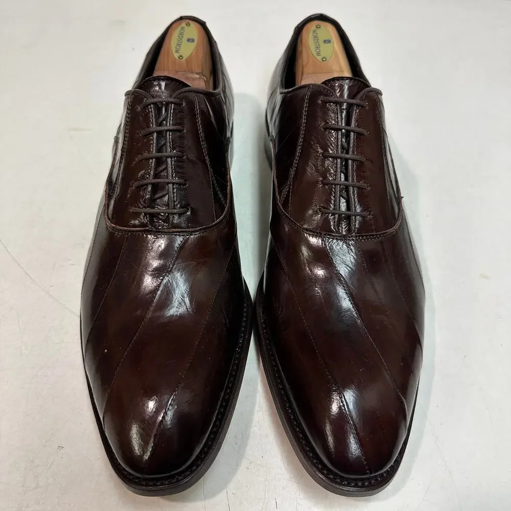 NWOT Tony Mora 1146 Asturias 381 Brown Oxfords Handmade in Spain EU 44 US 10.5 D